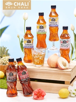 茶里蜜桃乌龙果汁茶390ML/瓶