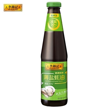 李锦记薄盐蚝油  500ML/瓶