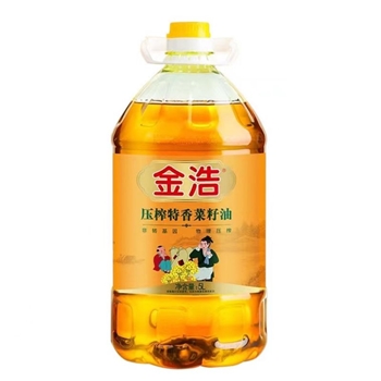 金浩压榨特香菜籽油  5L/桶