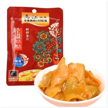 乌江酸辣鲜榨菜片  80G/包