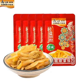 乌江清爽鲜脆菜丝  70G/包