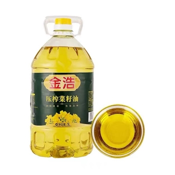 金浩压榨菜籽油  5L/桶