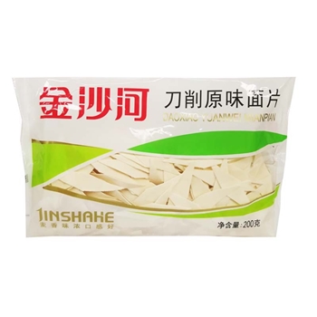 金沙河原味面片  200g/包