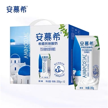 伊利安慕希原味酸奶205ML*12/件