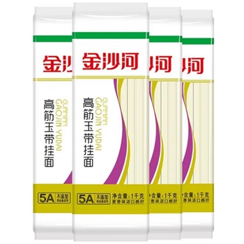 金沙河高筋玉带面  1kg/包
