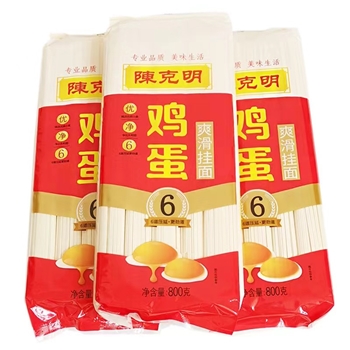 陈克明鸡蛋爽滑挂面  800G/包