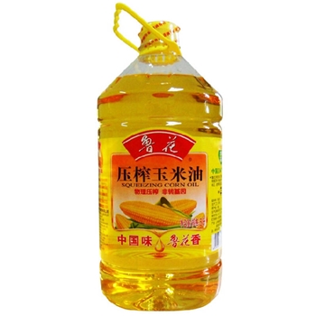 鲁花压榨玉米油  5L/桶